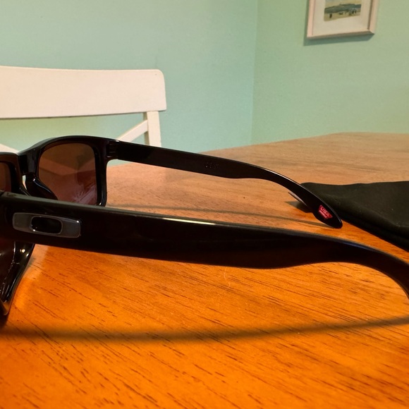 Oakley Holbrook Prizm Deep Water Polarized Lenses, Polished Black Frame - Picture 5 of 6